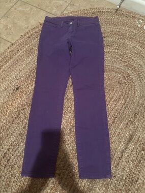J BRAND PURPLE SKINNY JEANS